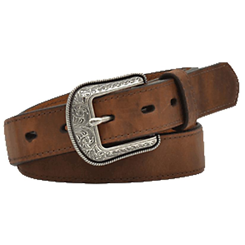 3D Belt Apparel 3D Belt 1 1/4" Boys Dark Brown Leather Western Basic Belt