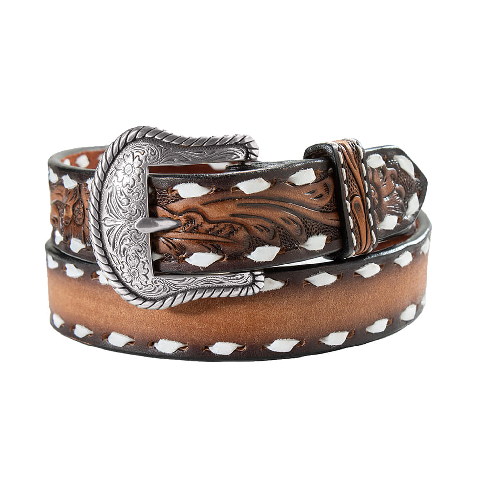 3D Belt Apparel 3D Belt Boys 1 1/4 Blank Name Brown Belt