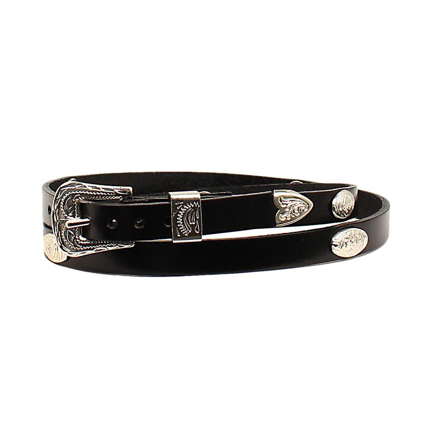 3D Belt Hats Black / 27" 3/8" Black Hat Band