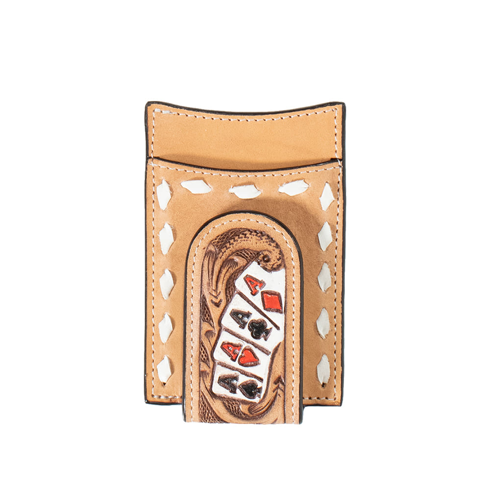 3D Belt Other 3D Belts Men’s Money Clip Hand Painted Ace Cards Wallet
