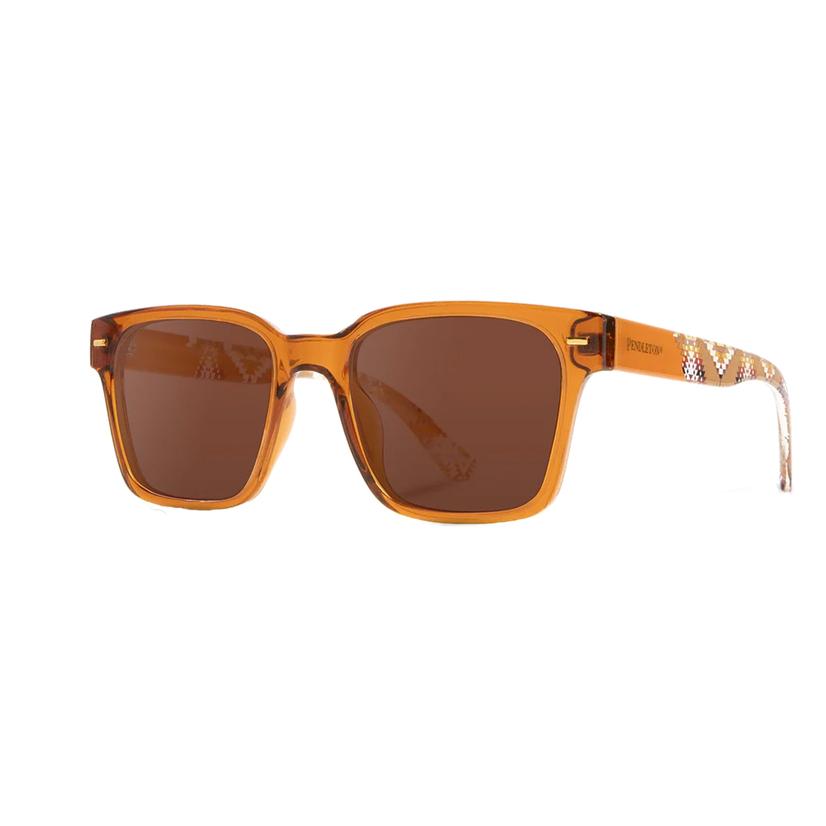 Shwood Pendleton Collection Coby Brown Crystal Tan Mission Trails Sunglasses