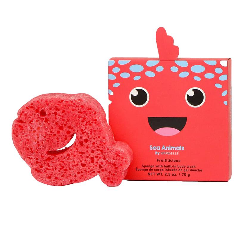 Spongelle Sea Animals Fiona Fish In Red