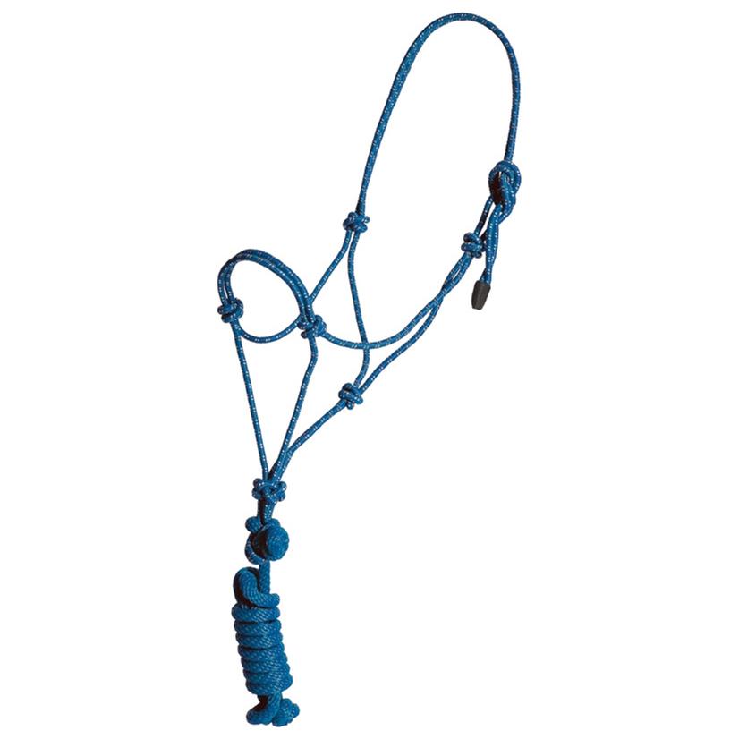 Mustang Economy Mountain Rope Halter with Lead