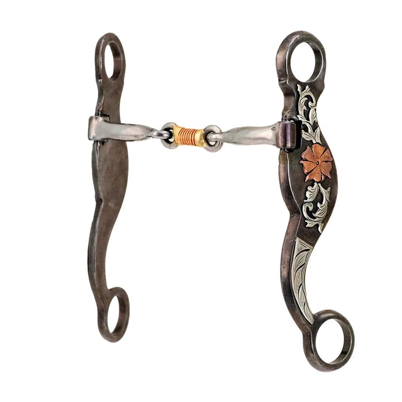 Partrade Cowboy Tack Desert 5 1/8" Rose Dog Bone Bit