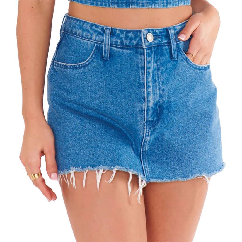 Show Me Your Mumu Statesboro Blue Skort