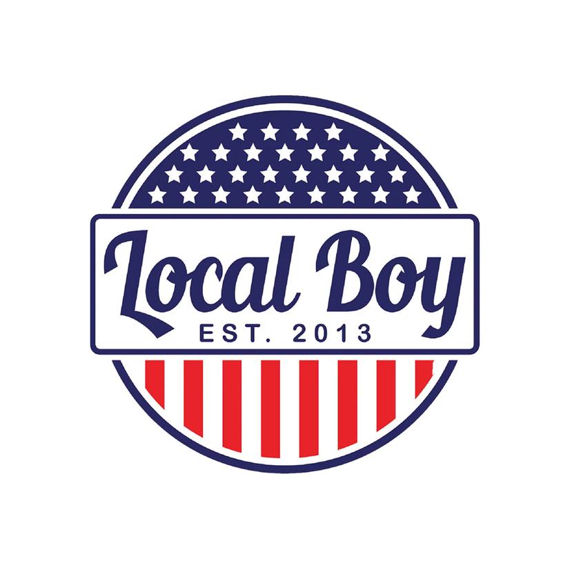 Local Boy Outfitters Merica Decal Sticker