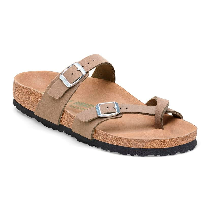 Birkenstock Gray Taupe Mayari Vegan Synthetics Women's Sandal