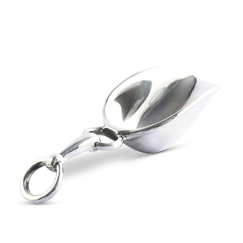 Arthur Court Equestrian Bit Ice Scoop In Silver