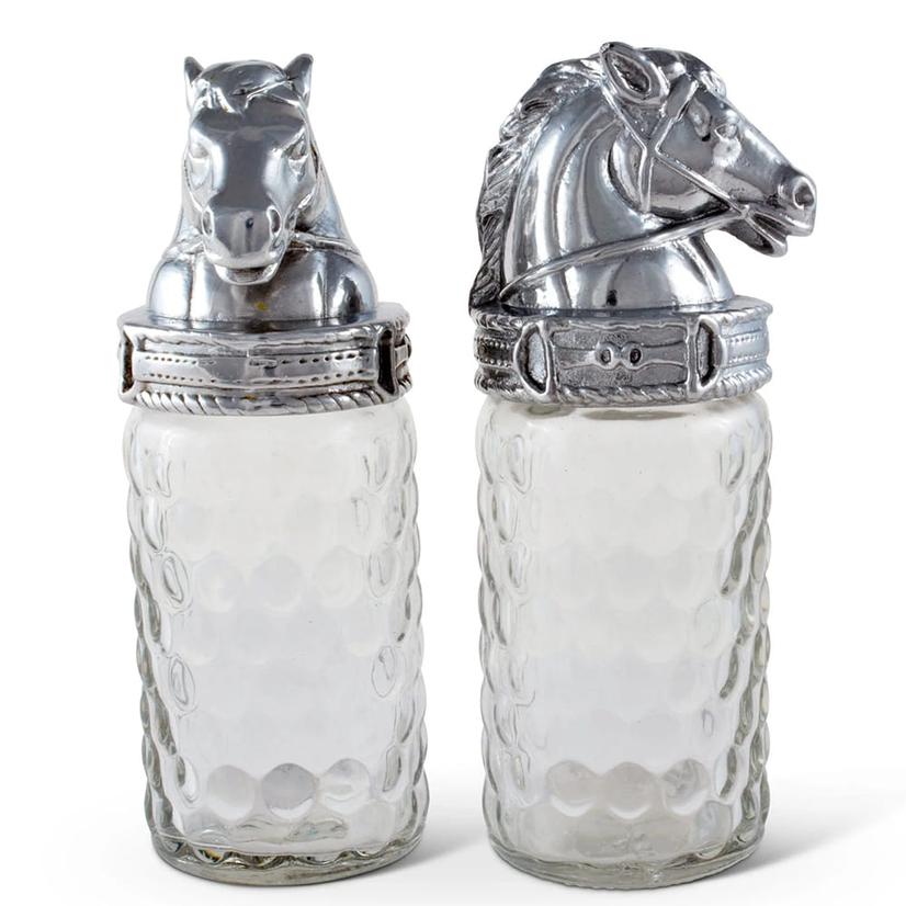 Arthur Court Silver Horse Salt And Pepper Shakers