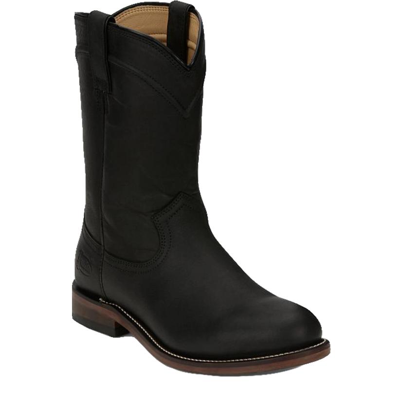 Justin Braswell Black Roper Men's Boots