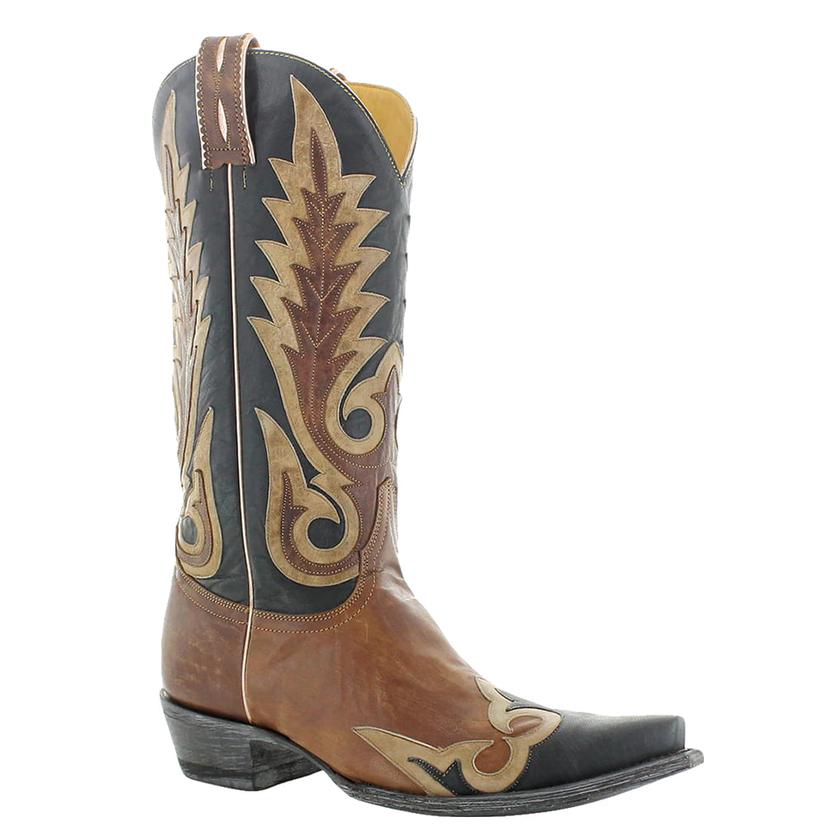 Old Gringo Nevada Overlay 13" Brass/Brown/Black Women's Boot