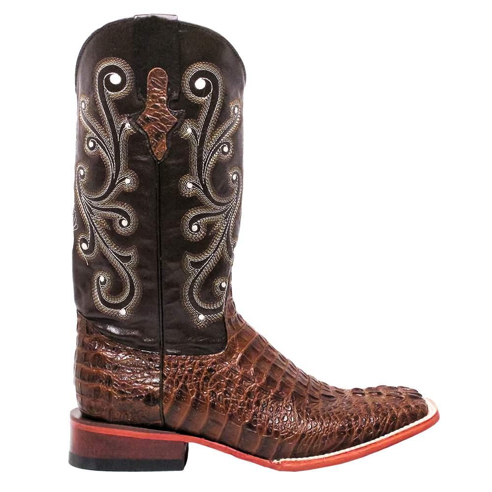 Ferrini Men’s Sport Rust Crocodile Cowboy Boots