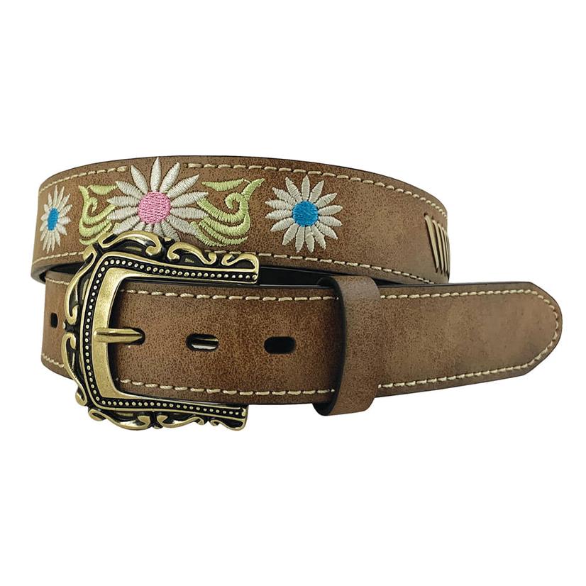 Roper Floral Embroidered Girl's Belt