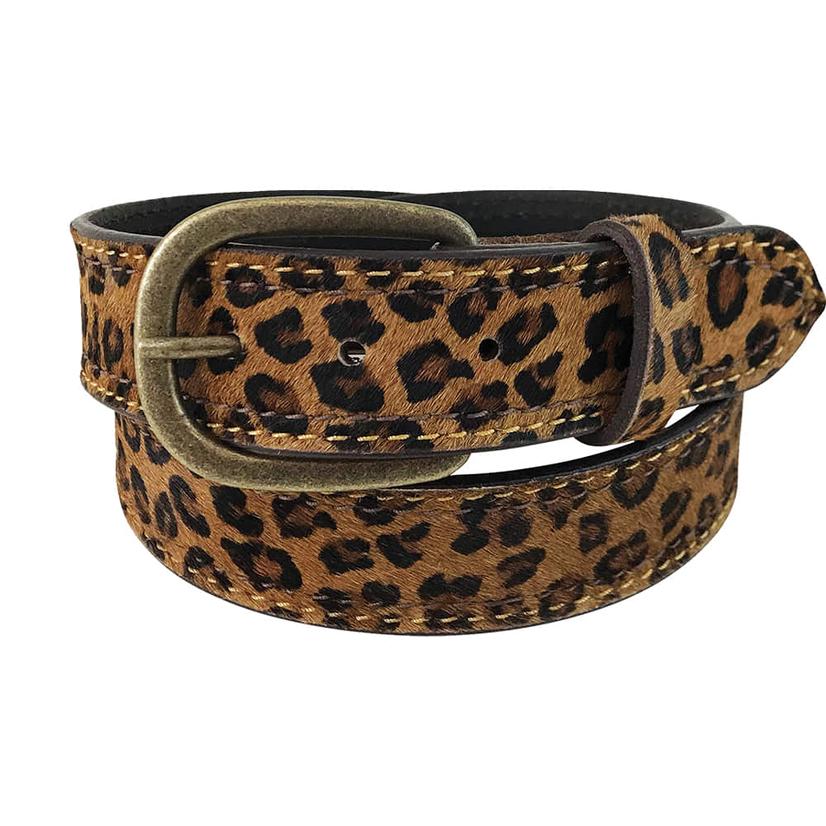 Cowgirls Rock Leopard Print Women's Belt