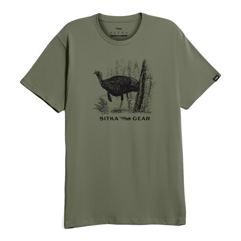 Sitka Olive Spotted Short Sleeve Men's Shirt