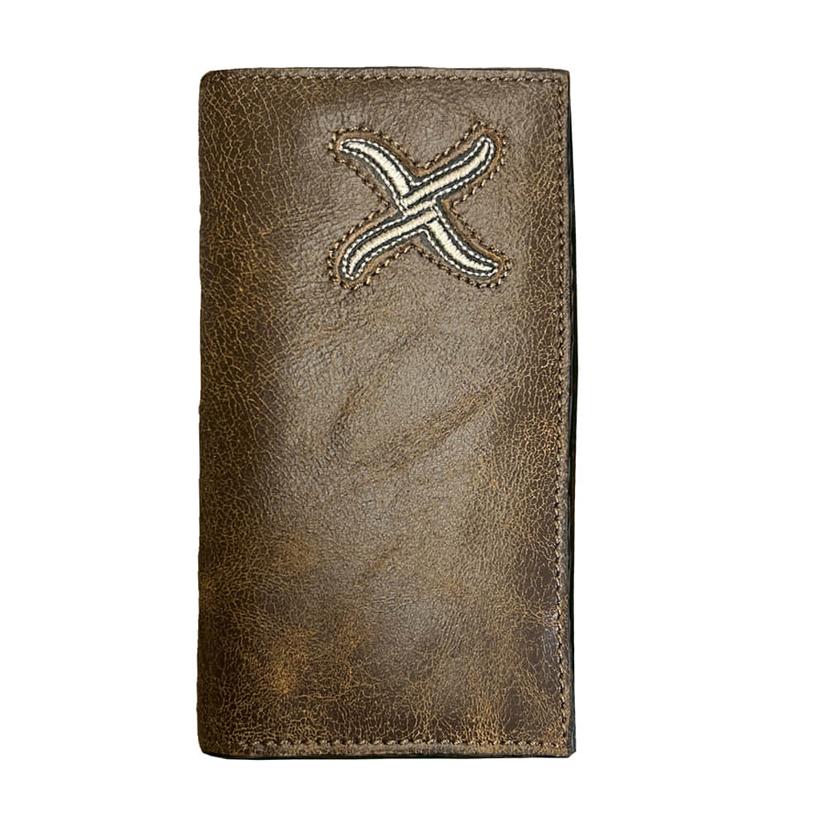 Twisted X Men's Wallet Rodeo Distressed Cream X