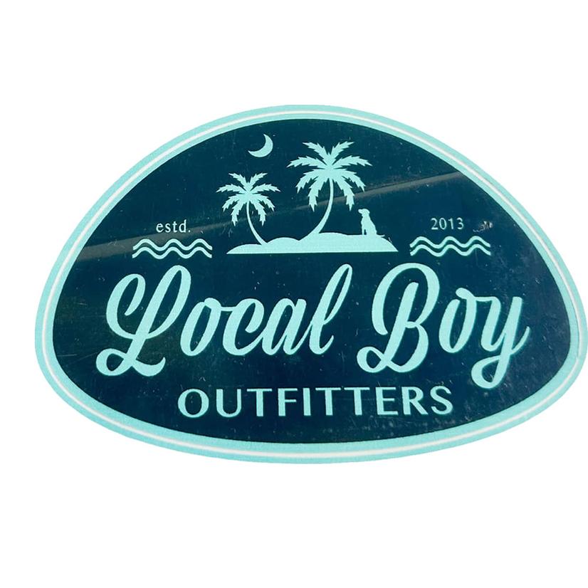 Local Boy Outfitters Decal Island Time Sticker In Black