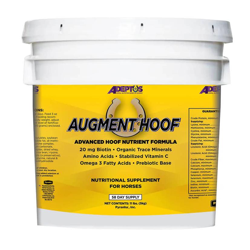 Adeptus Products Augment Hoof Health Formula 11 lb Bucket