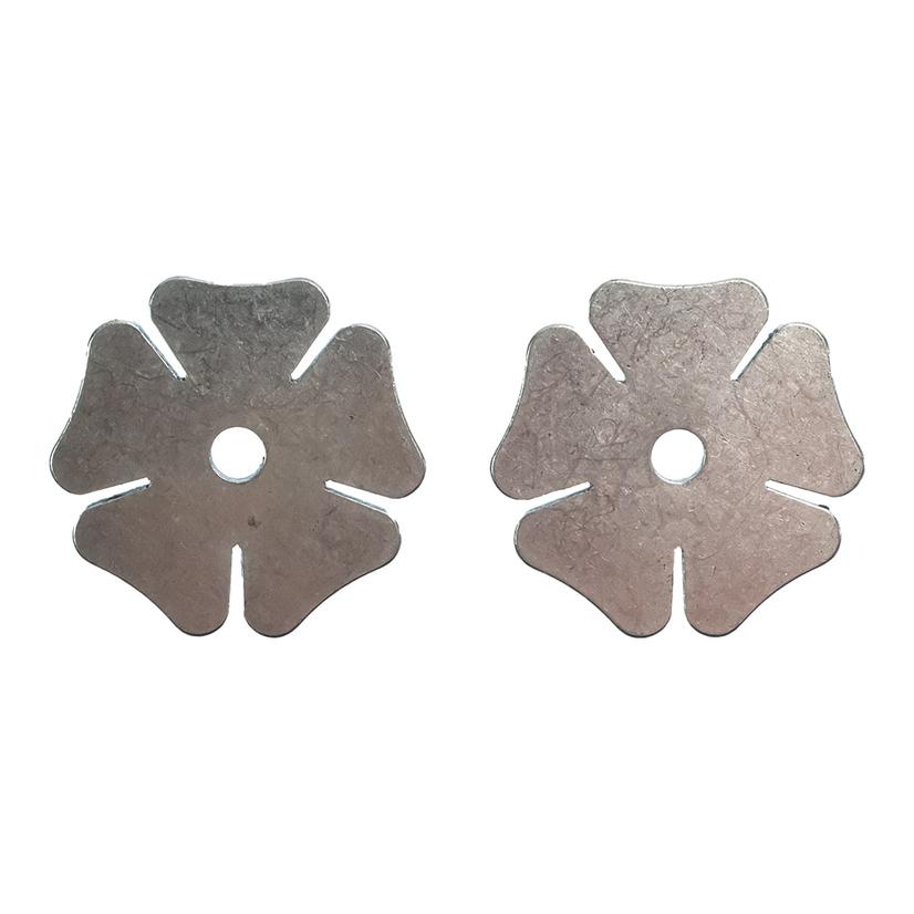 Dutton Bits Silver 5 Point Cloverleaf Spur Rowels Paired 1 3/8"