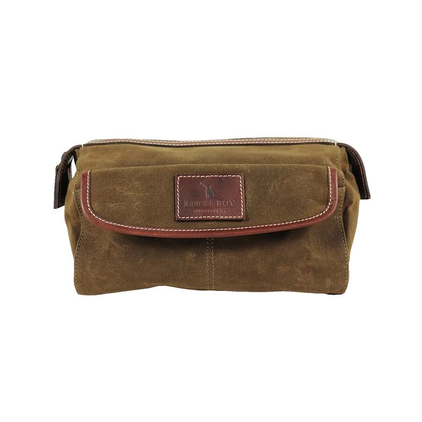 Local Boy Outfitters Tan Toiletry Bag