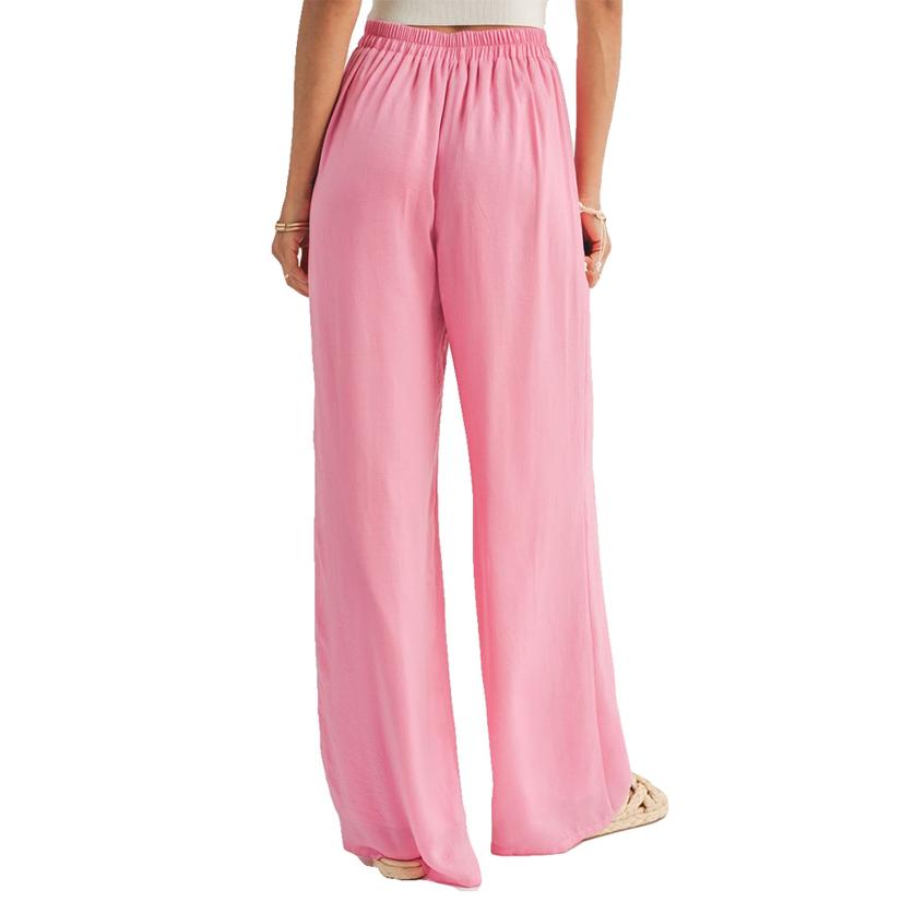 Sadie & Sage Hibiscus Wide Leg Women's Pants