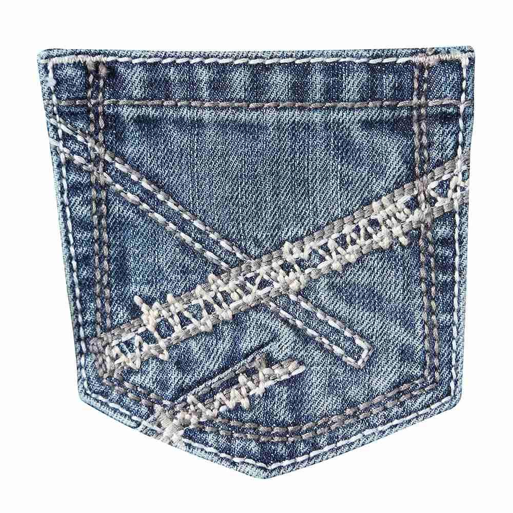 Wrangler 20X No. 42 Vintage Breaking Barriers Wash Bootcut Boy's Jeans - Size 4-7