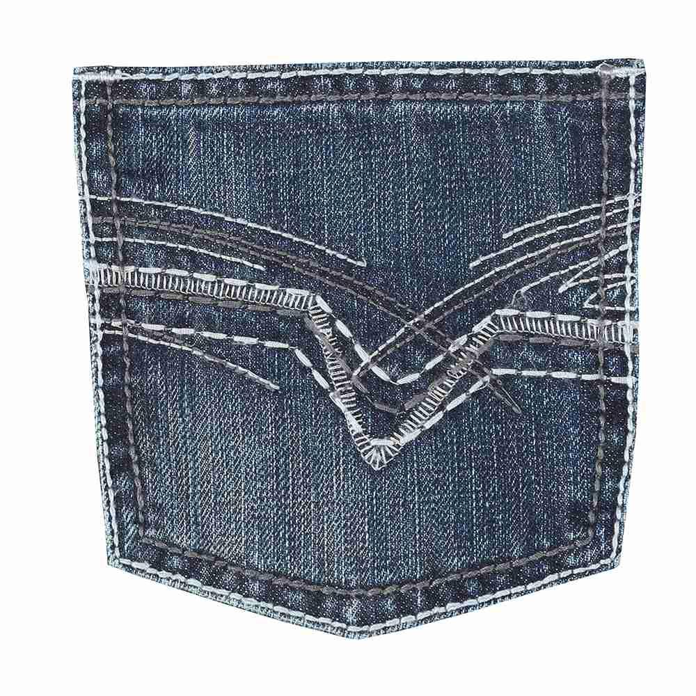 Wrangler 20X No. 42 Vintage Bootcut Canyon Lake Wash Boy's Jeans - Size 4-7