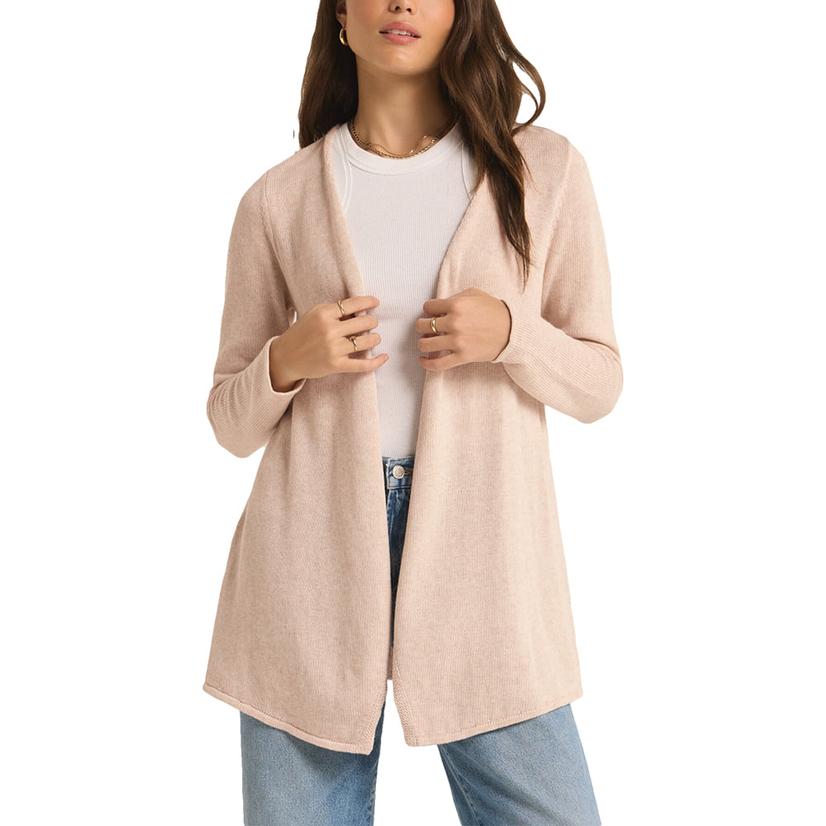 Z Supply Women's Cascade Cardigan In Light Oatmeal