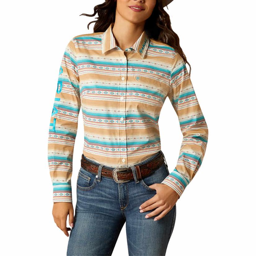 Ariat Team Kirby Serape Stripe Long Sleeve Button-down Women's Shirt