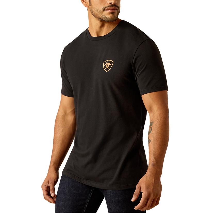 Ariat Eagle Freedom Black Short Sleeve Men's Tee