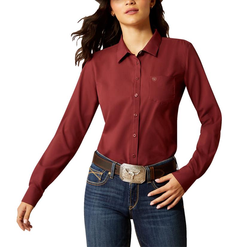 Ariat Kirby Pro Port Long Sleeve Button-down Women's Shirt