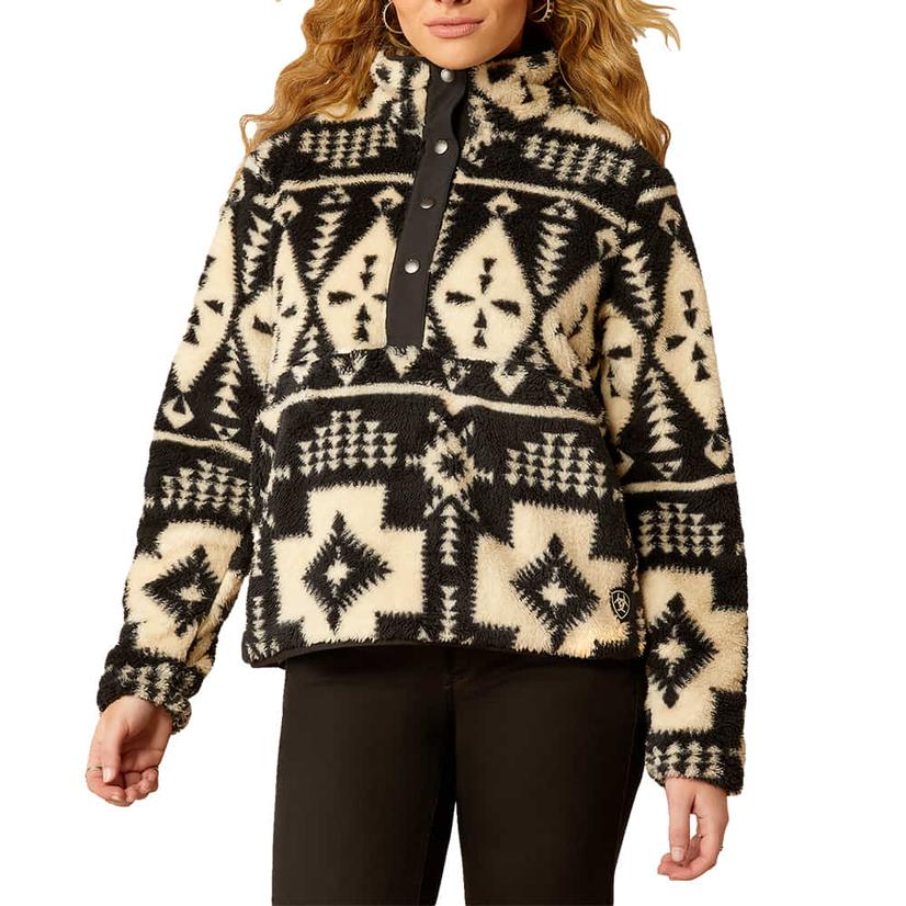 Ariat Southwest Print Berber Snap Front Women's Sweatshirt