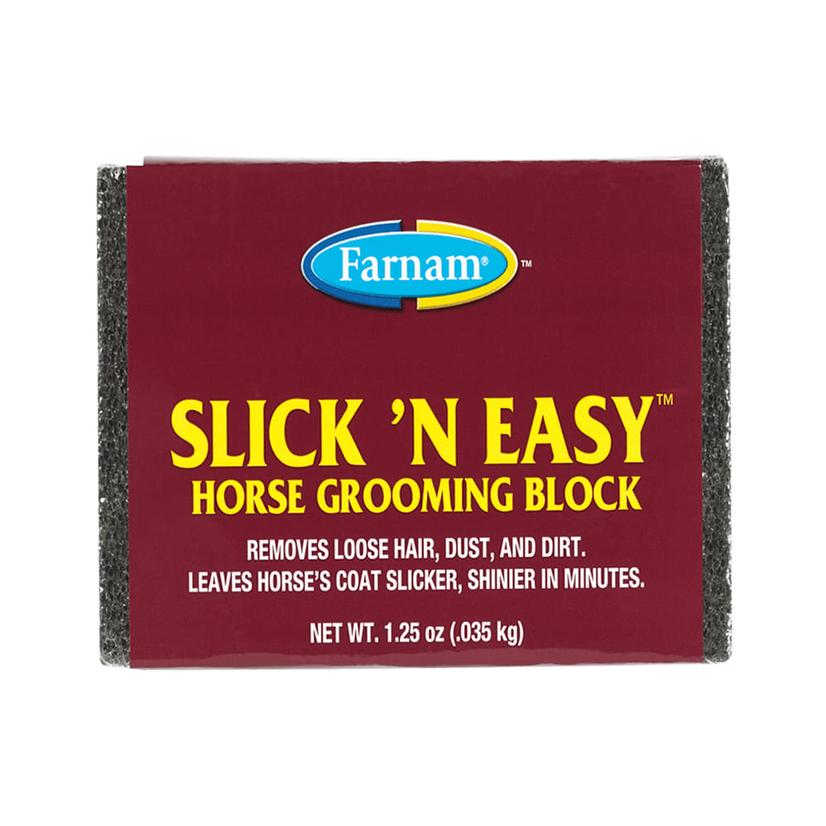 Farnam Slick 'N Easy Horse Grooming Block