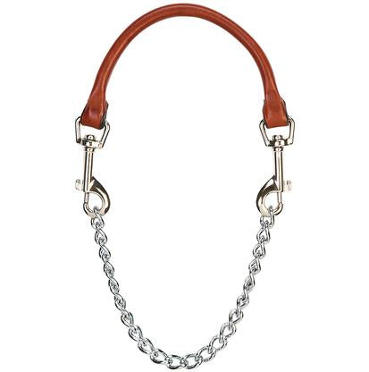 Leather and Chain Goat Collar