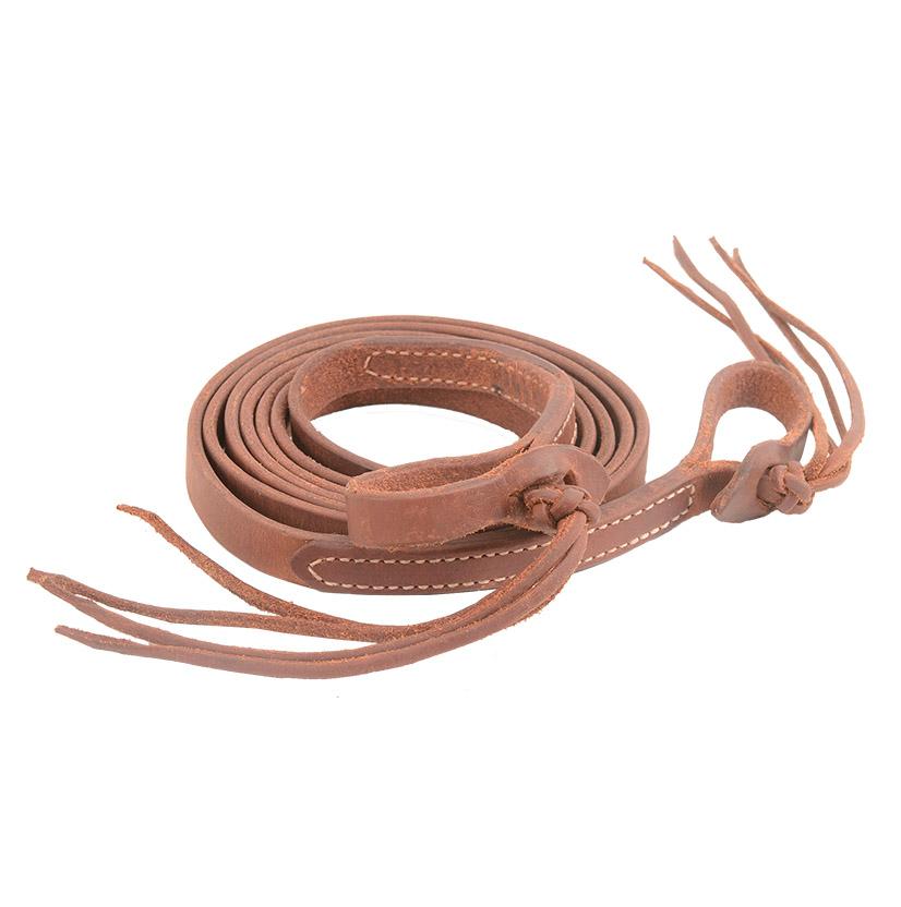 STT Roping Reins Oiled Pineapple Knot