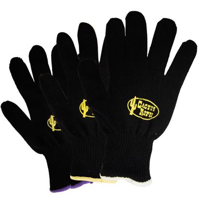 Cactus Black Cotton Roping Gloves