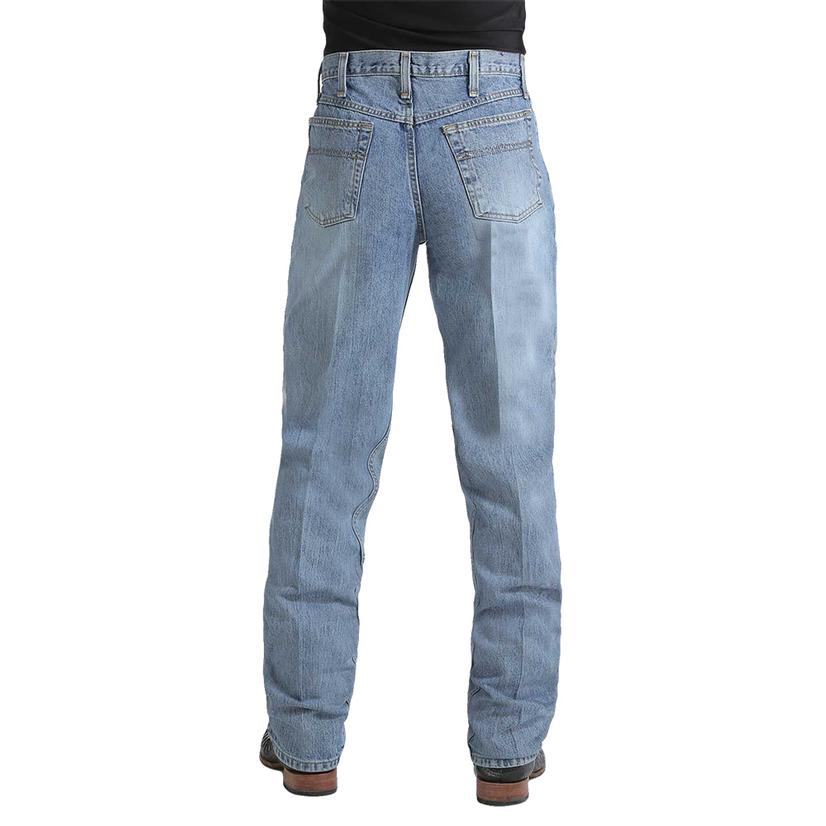 Cinch Black Label Loose Fit Medium Stonewash Men's Jeans