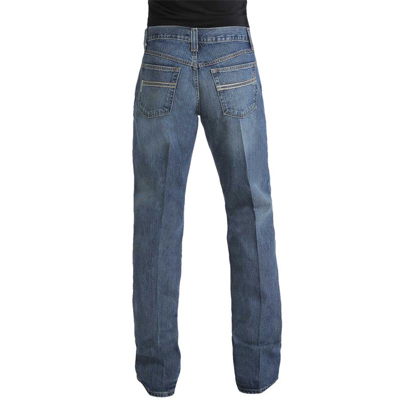 Cinch Carter Relaxed Fit Medium Stonewash Men's Jeans