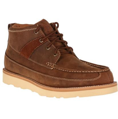 Twisted X Oiled Brown Leather Boots - Moc Toe