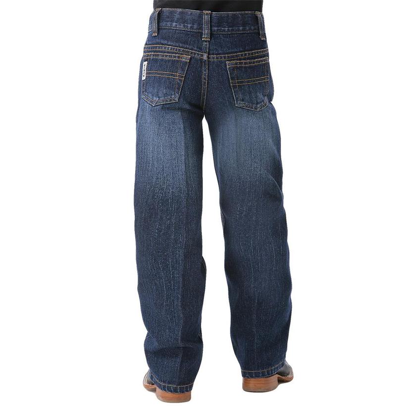 Cinch Boy's White Label Original Dark Stonewash Fit Jean