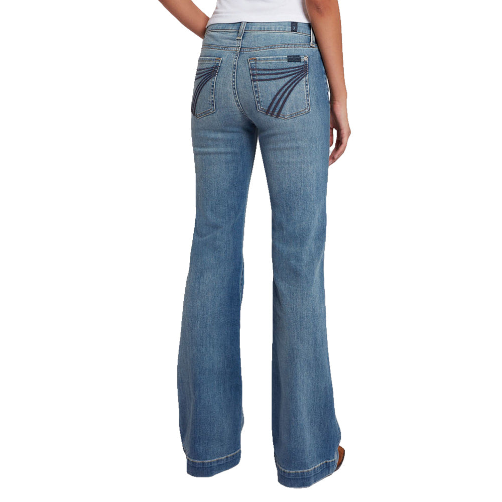 7 For All Mankind Apparel 7 For All Mankind Dojo Women's Jeans In Distressed Authentic Light Wash