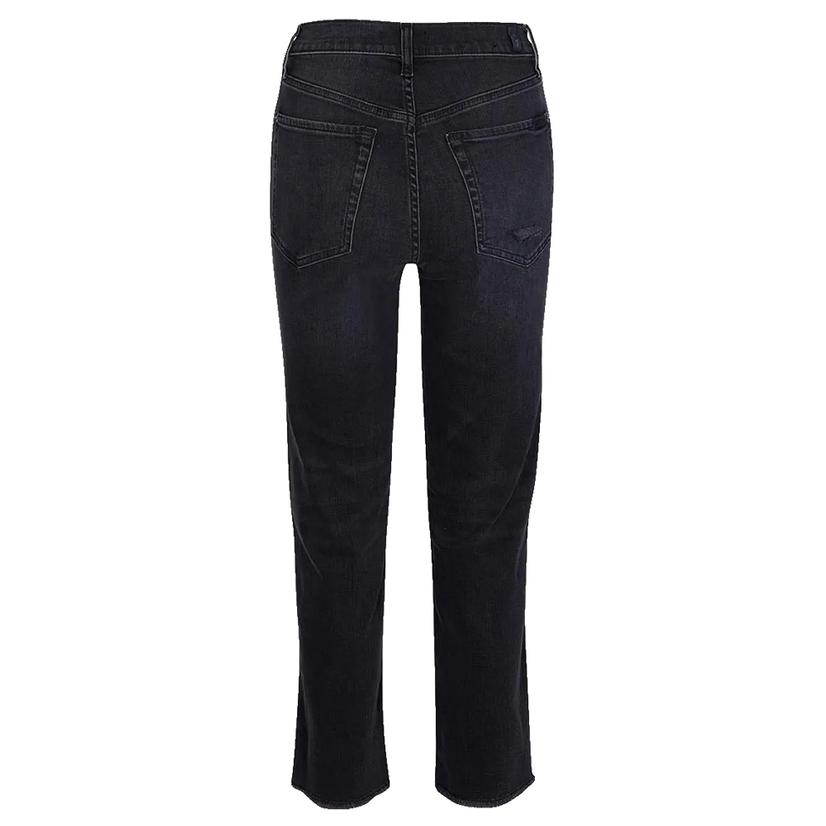 7 For All Mankind Apparel 7 For All Mankind High Waist Cropped Straight Leg Ashbury Wash Women's Jeans