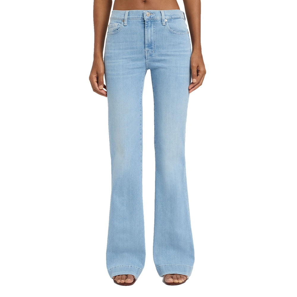 7 For All Mankind Apparel 7 For All Mankind Ladies Dojo Tailorless Jeans in Indigo Bloom