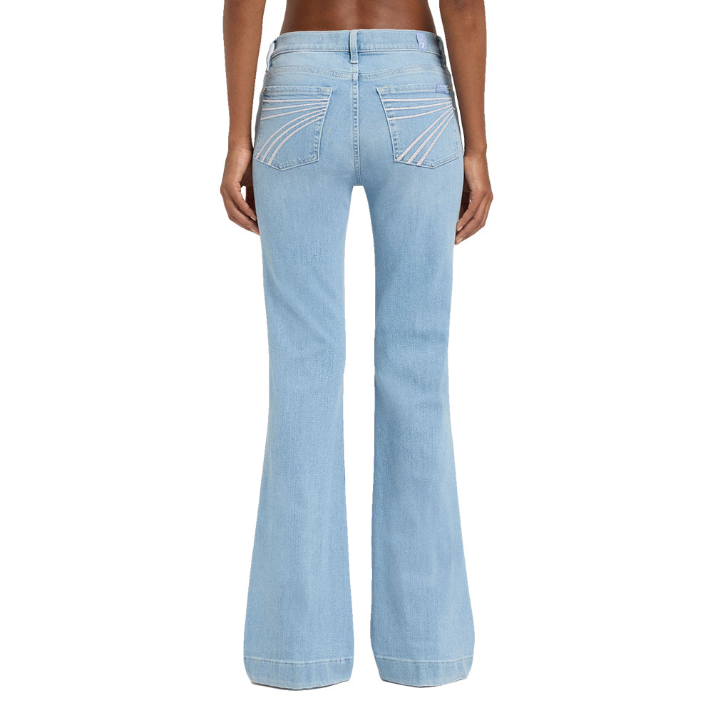 7 For All Mankind Apparel 7 For All Mankind Ladies Dojo Tailorless Jeans in Indigo Bloom