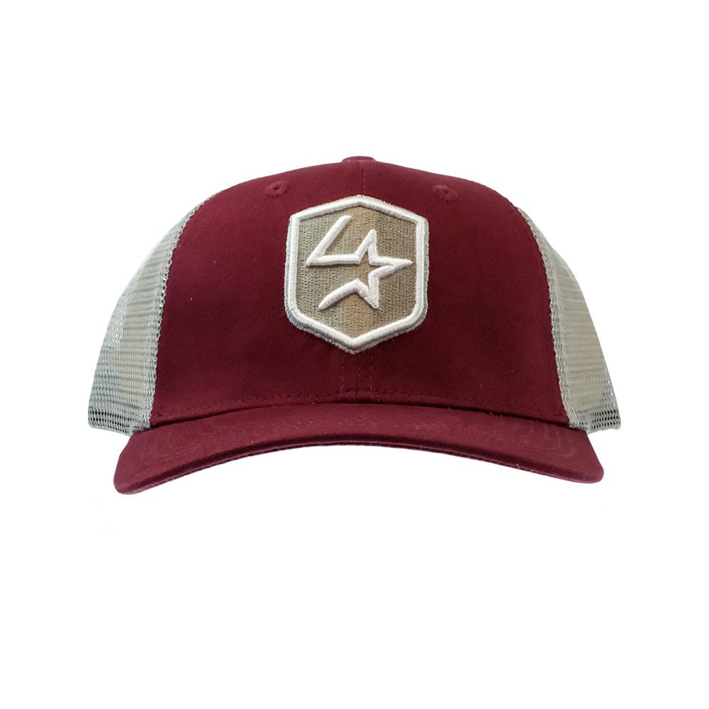 Lone Star Rope Company Grey And Burgundy Trucker Cap