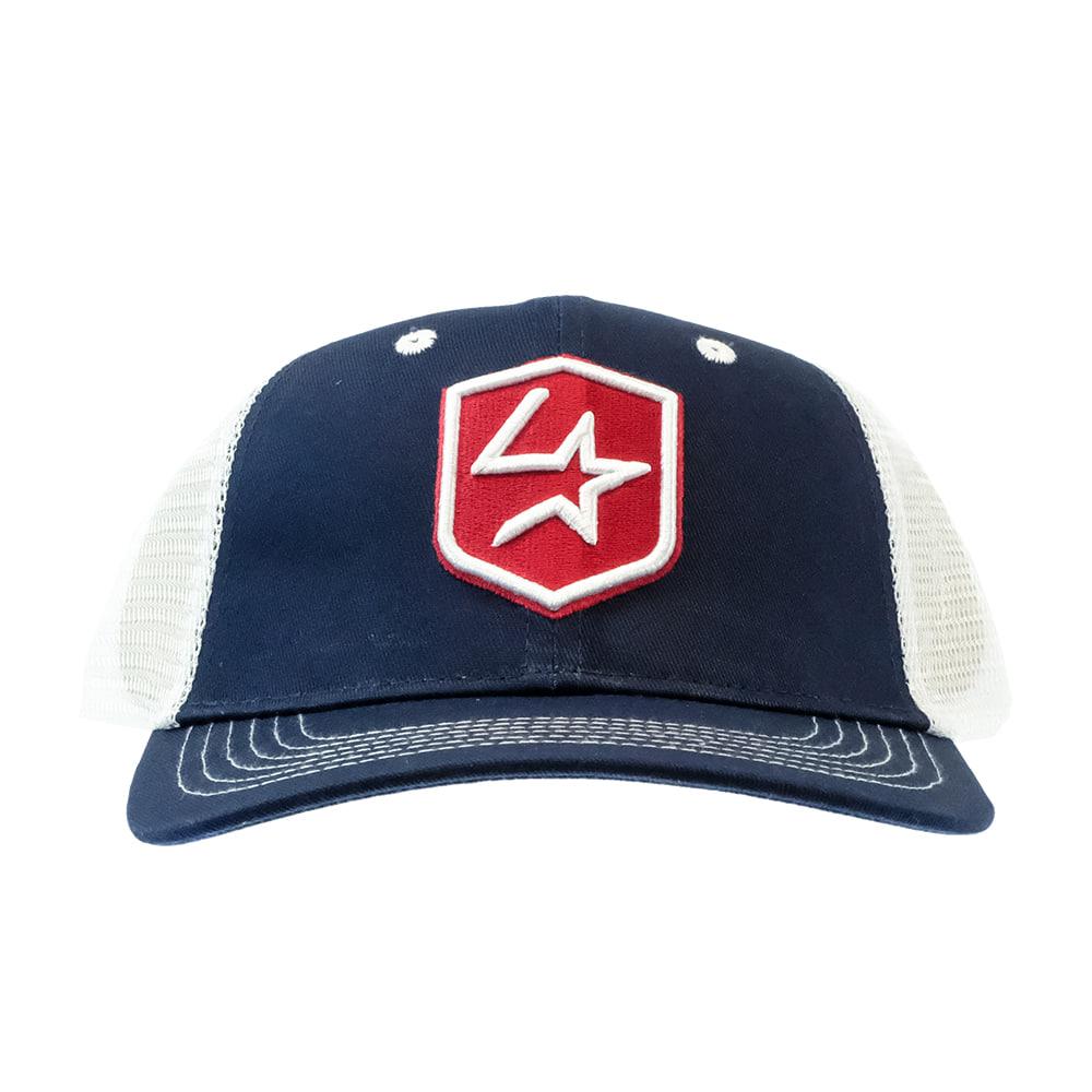 Lone Star Rope Company Navy And White Trucker Cap