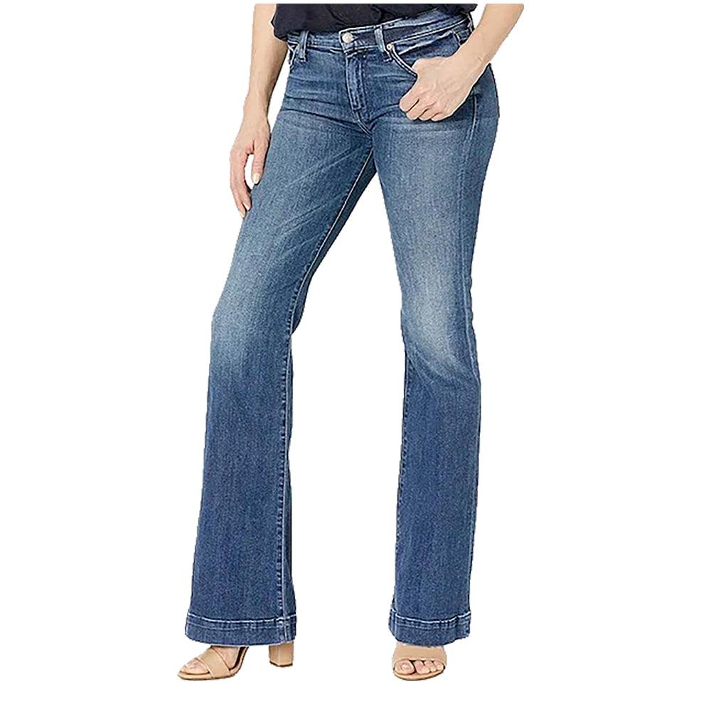 7 For All Mankind Dojo Trouser Lake Blue Women's Jeans