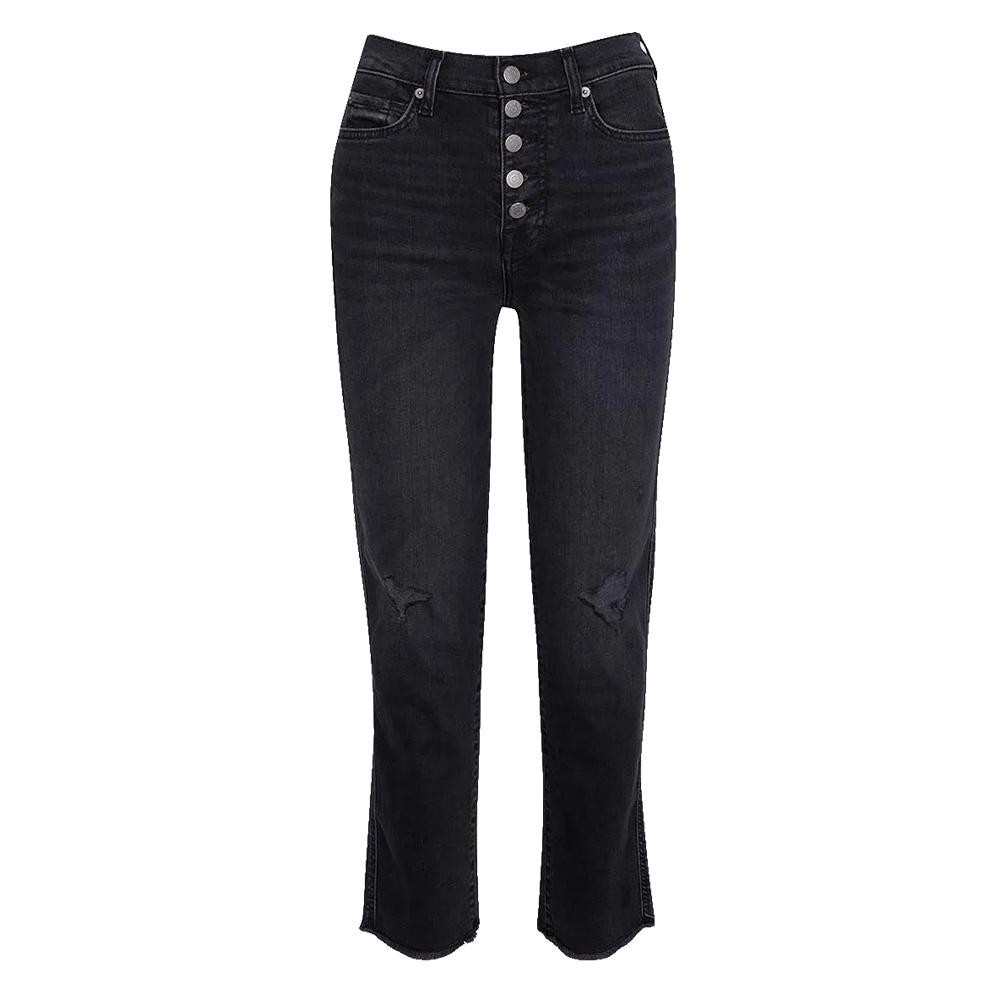 7 For All Mankind High Waist Cropped Straight Leg Ashbury Wash Women's Jeans