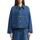 7 For All Mankind Women's Cropped Denim Jacket