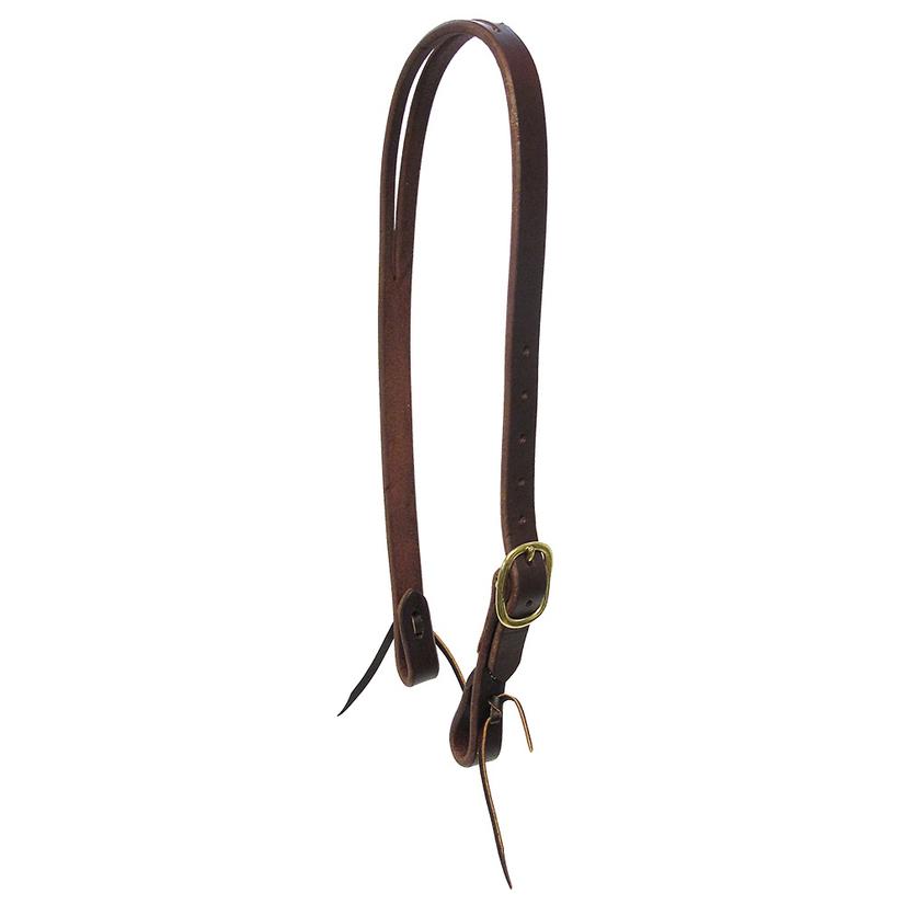 STT Slit Ear Oiled Headstall 1"